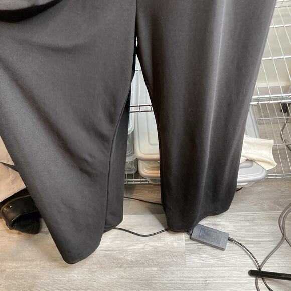 Lauren Ralph Lauren Black Wide‎ Leg Jumpsuit Size 1X Flowy Boho Retro Vibes - Picture 10 of 13